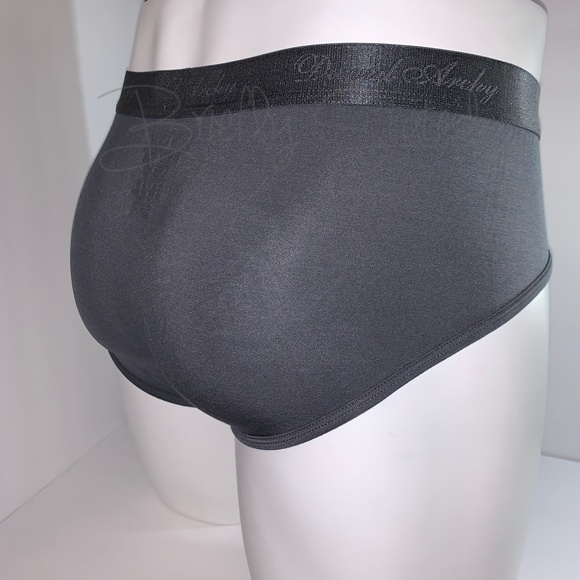 David Archy Micro Modal Briefs - Gray - Picture 3 of 7